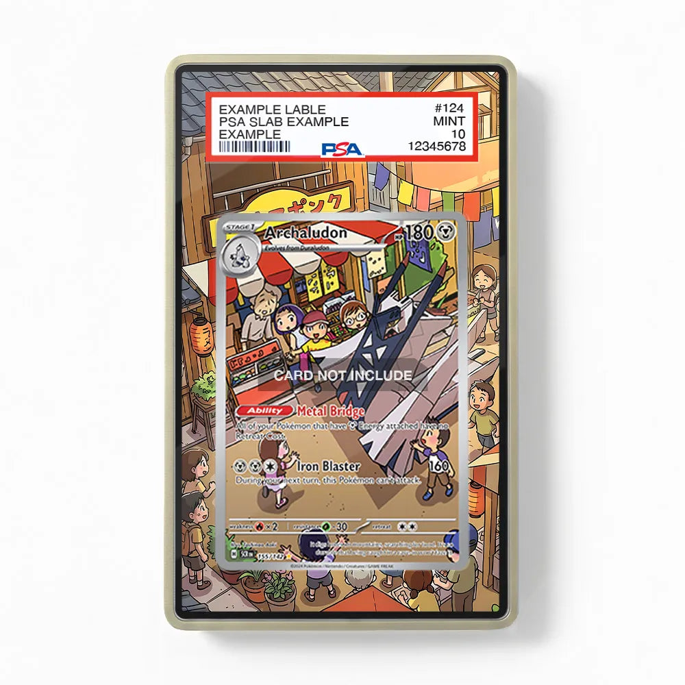 Archaludon 155-142 SIR SAR Stellar Crown Extended Art Display Cases - PSA Graded Guard Case - Front View