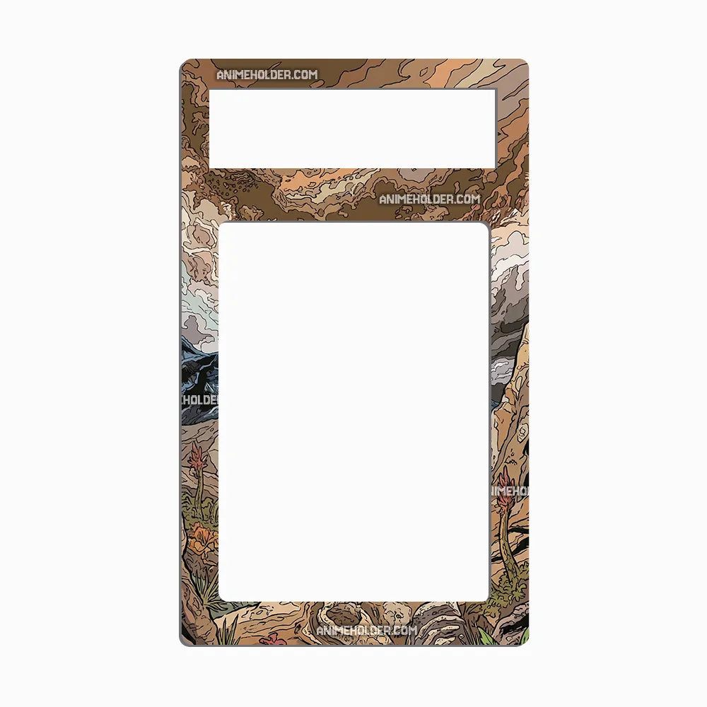 Archeops 051-086 Sword & Shield Pokemon Cards Extended Art Display Cases - PSA Metal Art Only - Front View