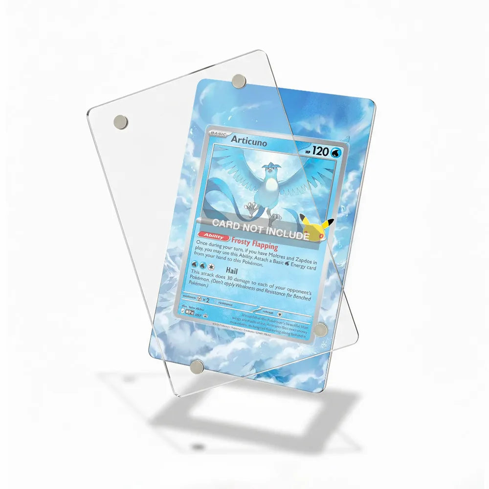 Articuno 097 Promo MEP 30th Anniversary Extended Art Display Cases - Magnetic Case - Detail View