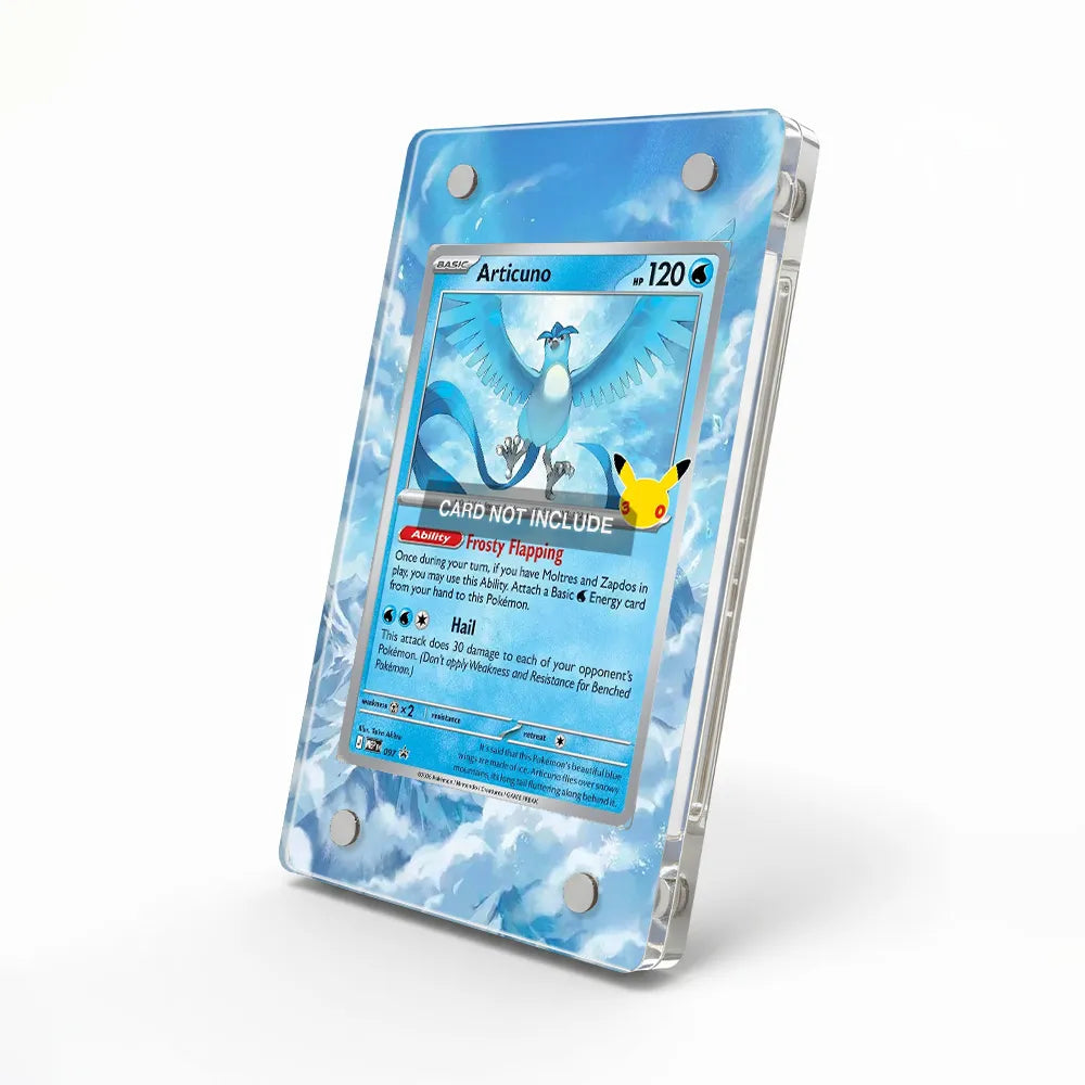 Articuno 097 Promo MEP 30th Anniversary Extended Art Display Cases - Magnetic Case - Side View