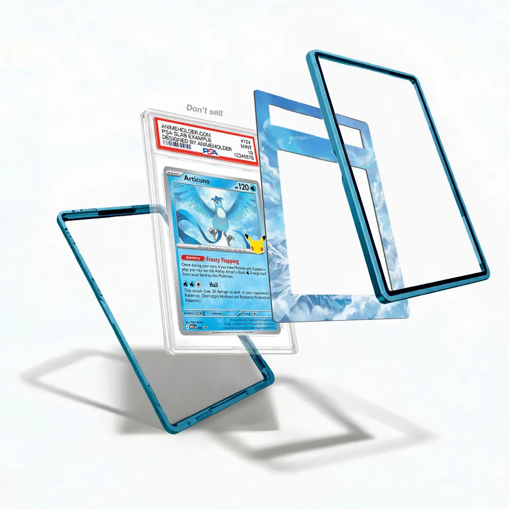 Articuno 097 Promo MEP 30th Anniversary Extended Art Display Cases - PSA Slab Case - Detail View