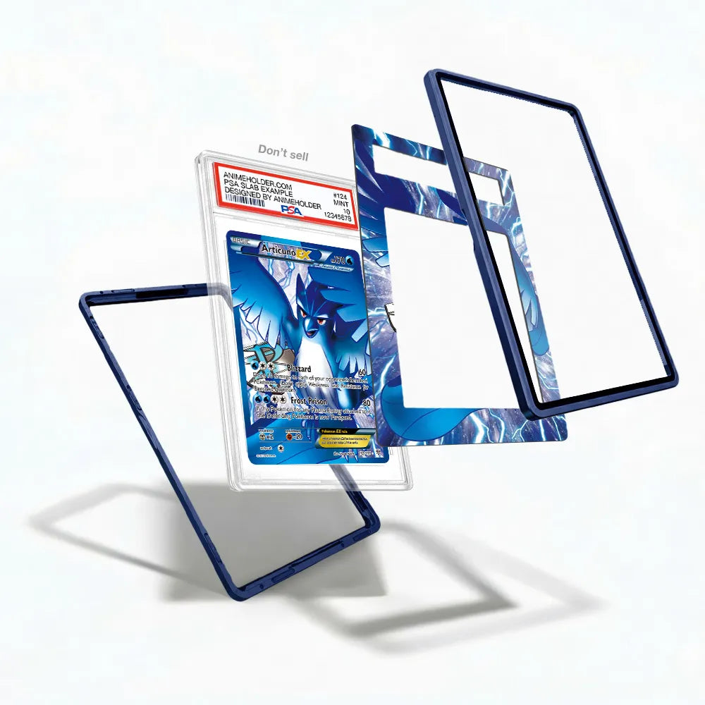 Articuno EX 032-RC Plasma Extended Art Display Cases - PSA Slab Case - Detail View