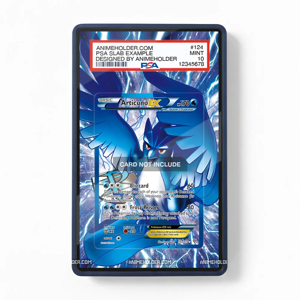 Articuno EX 032-RC Plasma Extended Art Display Cases - PSA Slab Case - Front View