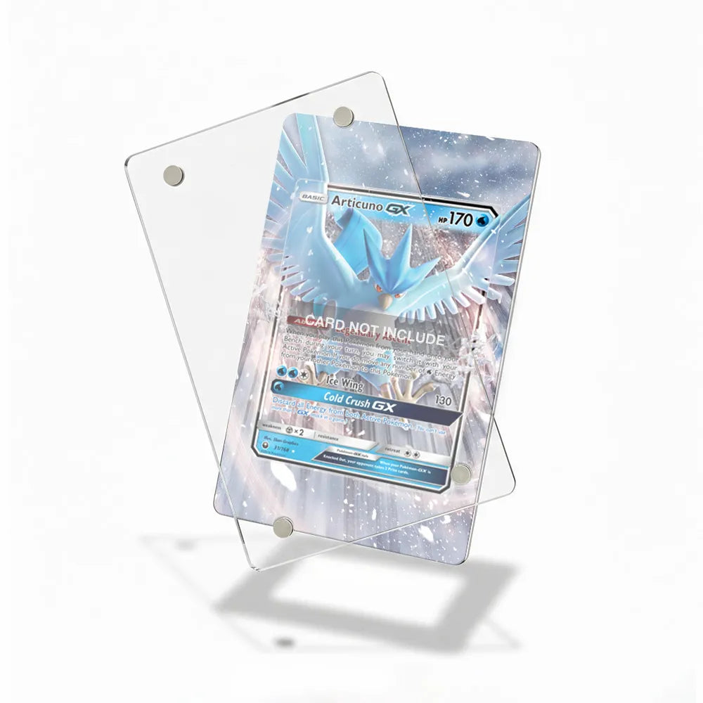 Articuno GX 31 Pokemon Celestial Storm Extended Art Display Cases - Magnetic Case - Detail View