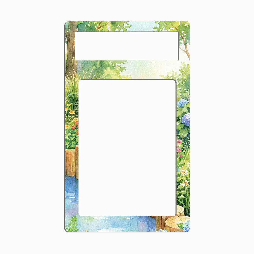 Azurill 086-076 AR Storm Emeralda Delta Reign Pokemon Cards Custom Art Display Cases - PSA Metal Art Only - Front View