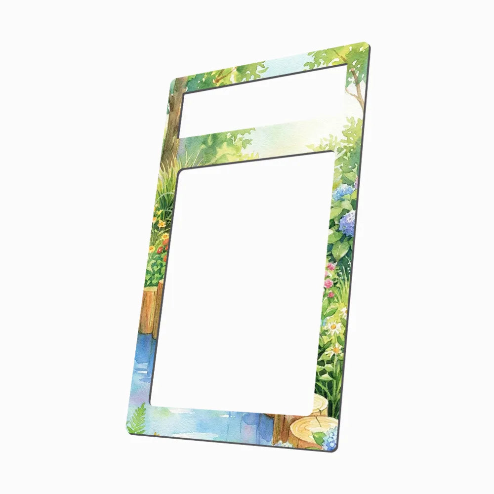 Azurill 086-076 AR Storm Emeralda Delta Reign Pokemon Cards Custom Art Display Cases - PSA Metal Art Only - Side View