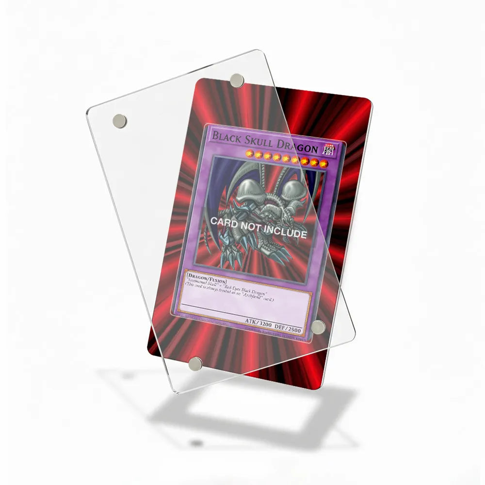 B. Skull Dragon 006 Collector's Tins Pokemon Cards Custom Art Display Cases - Magnetic Case - Detail View