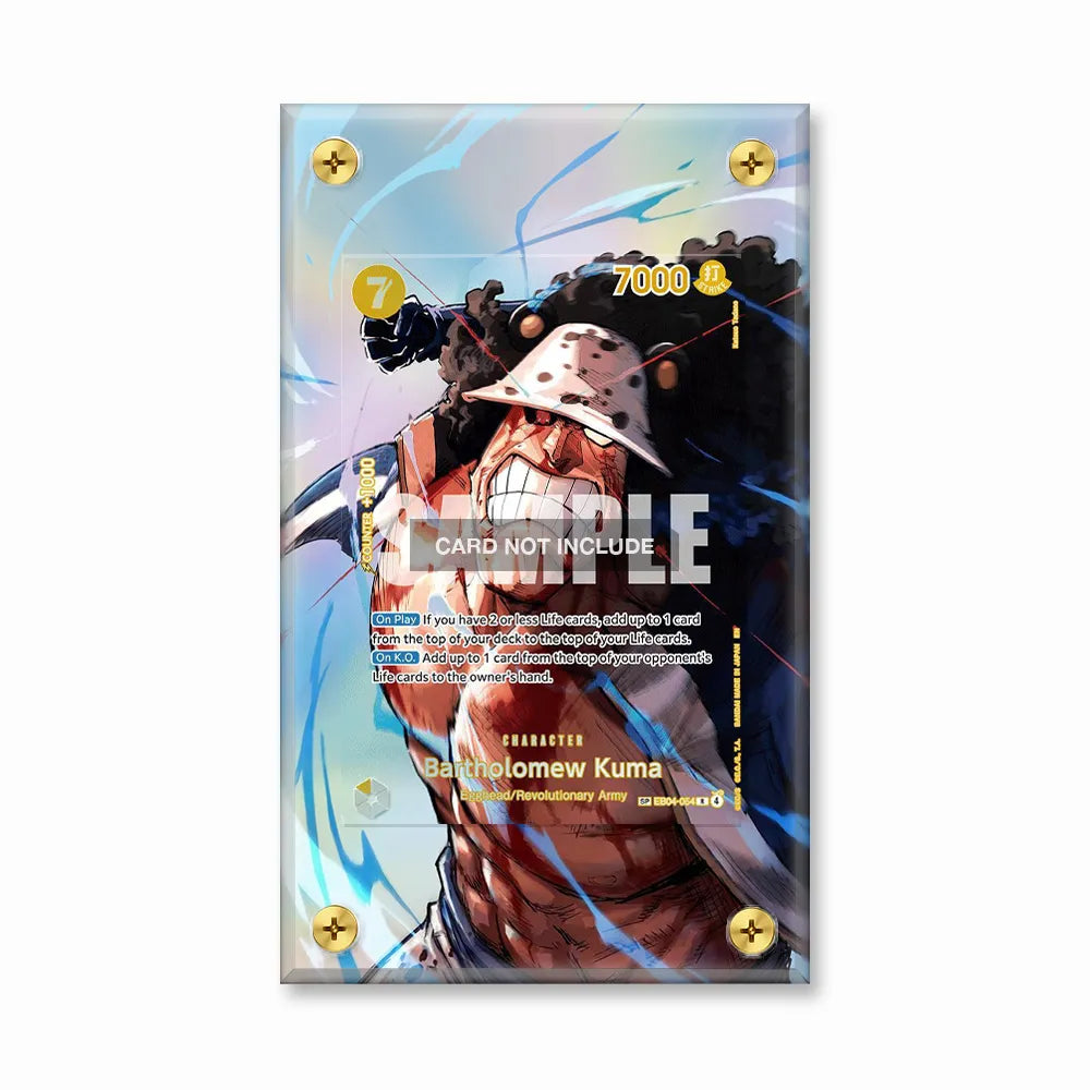 Bartholomew Kuma SP EB04-054 The Time of Battle Pokemon Cards Extended Art Display Cases - Screws Case - Front View