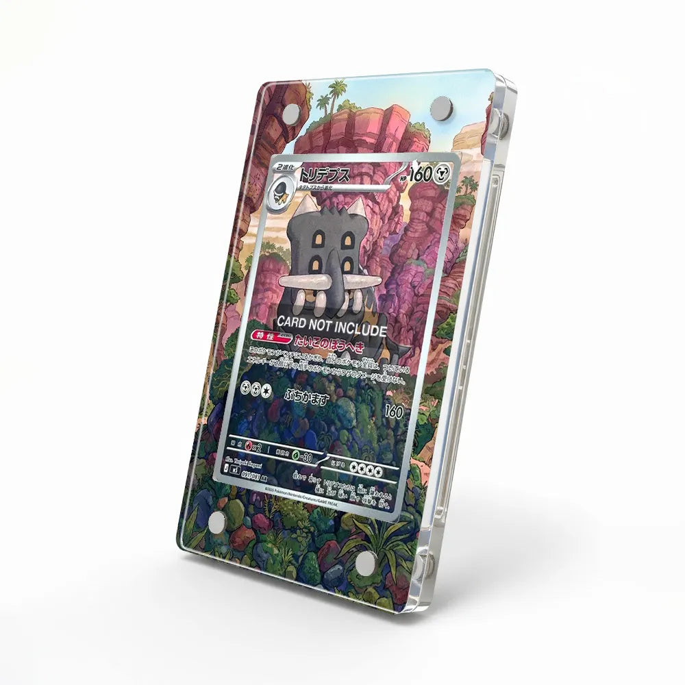 Bastiodon 091-081 AR M5 Pitch Black Extended Art Display Cases - Magnetic Case - Side View
