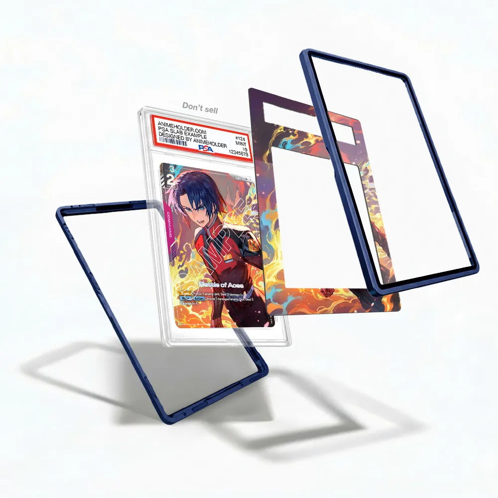 Battle of Aces GD01-111 Battle Spirits Pokemon Cards Custom Art Display Cases - PSA Slab Case - Detail View