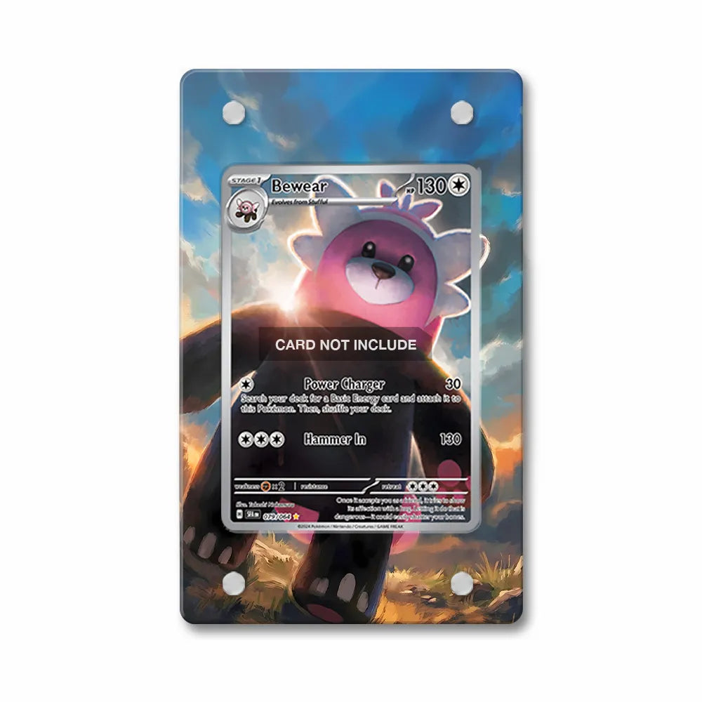 Bewear 079-064 IR AR Shrouded Fable Extended Art Display Cases - PSA Graded Guard Case - Front View