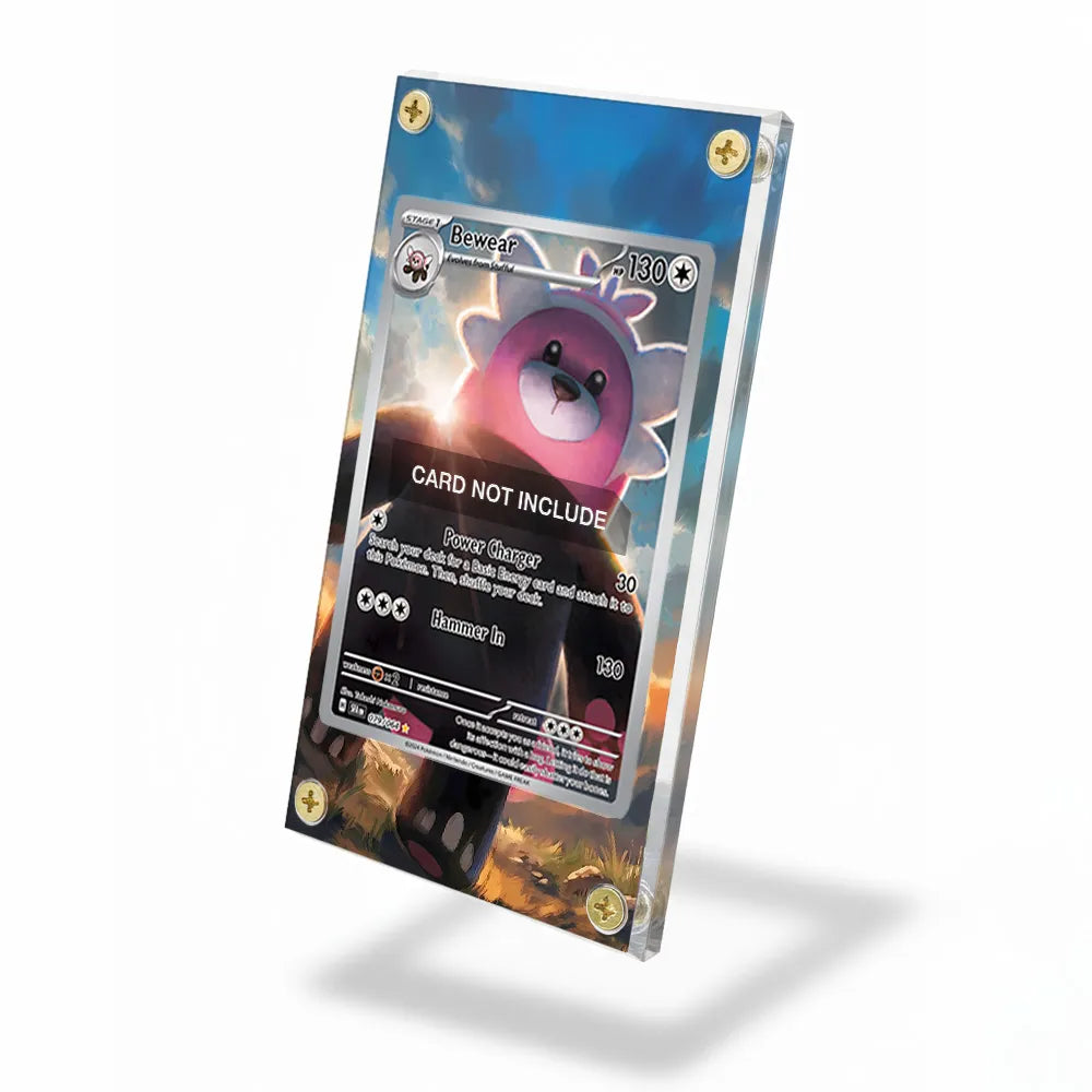 Bewear 079-064 IR AR Shrouded Fable Extended Art Pokemon Card Display Case