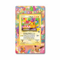 Birthday Surprise Pikachu 24-102 25th Anniversary Celebrations Extended Art Display Cases - Magnetic Case - Front View