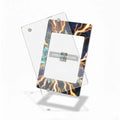 Black Kyurem-EX 145-149 Boundaries Crossed Black & White Pokemon Cards Custom Art Display Cases - Magnetic Case - Detail View