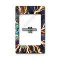 Black Kyurem-EX 145-149 Boundaries Crossed Black & White Pokemon Cards Custom Art Display Cases - Magnetic Case - Front View