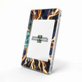 Black Kyurem-EX 145-149 Boundaries Crossed Black & White Pokemon Cards Custom Art Display Cases - Magnetic Case - Side View