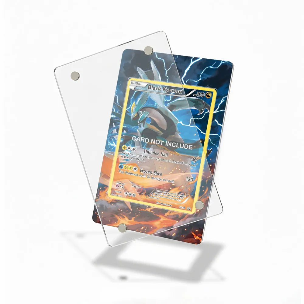 Black Kyurem XY80 Promo XY Series Extended Art Display Cases - Magnetic Case - Detail View