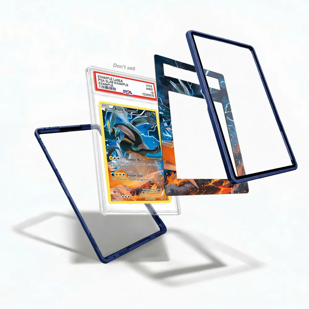 Black Kyurem XY80 Promo XY Series Extended Art Display Cases - PSA Slab Case - Detail View