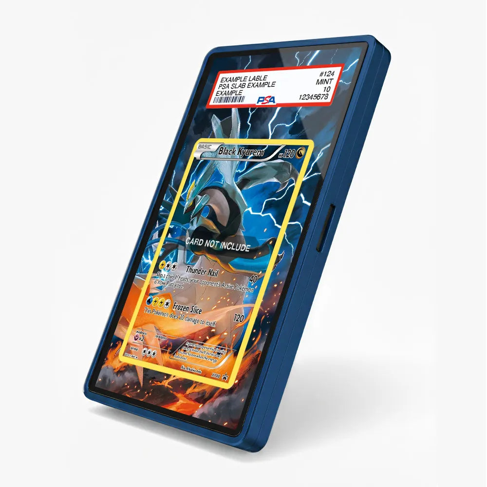 Black Kyurem XY80 Promo XY Series Extended Art Display Cases - PSA Slab Case - Side View