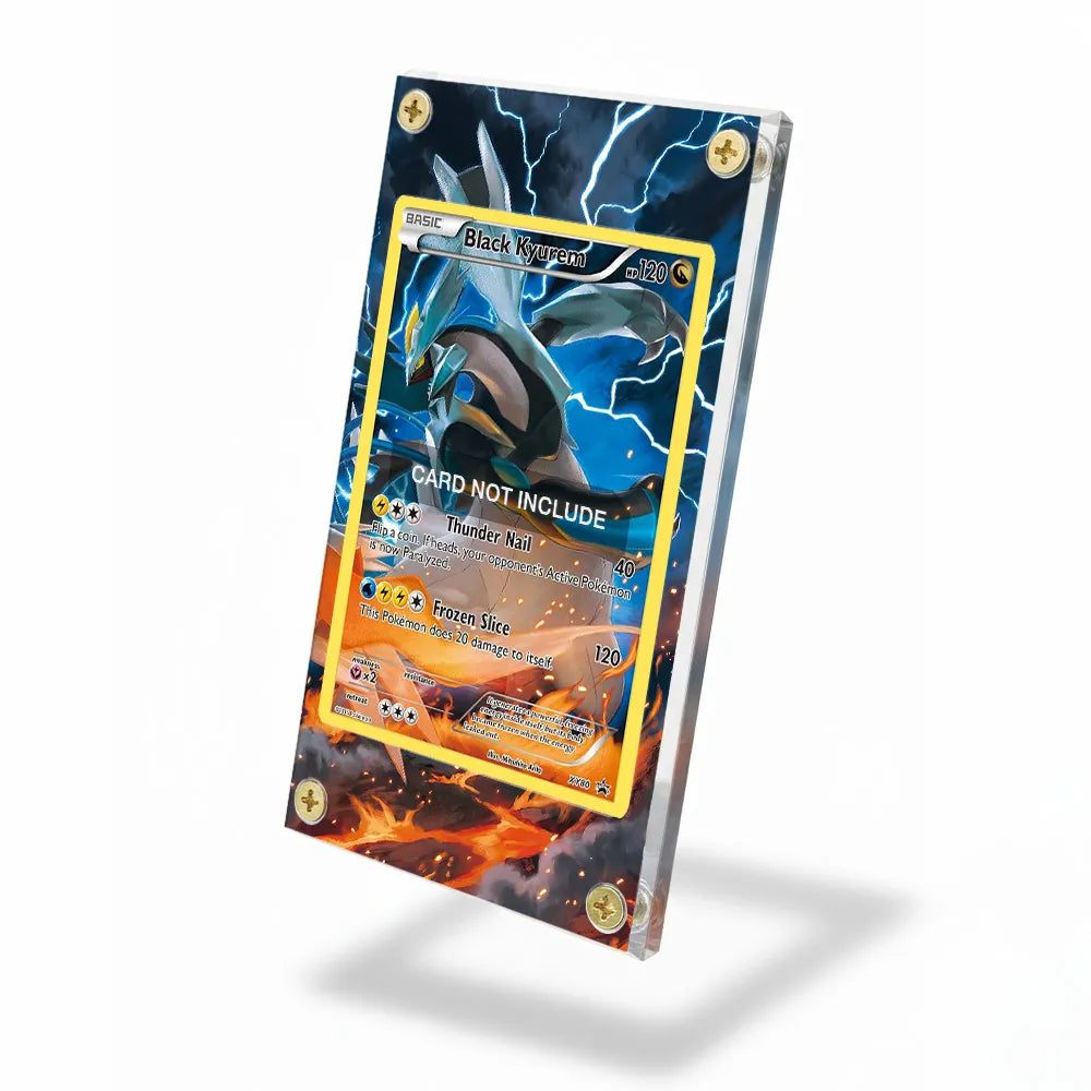 Black Kyurem XY80 Promo XY Series Extended Art Display Cases - Screws Case - Side View