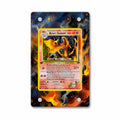 Blaine's Charizard 3-132 Gym Challenge Extended Art Display Cases - Magnetic Case - Front View