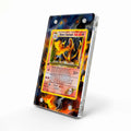 Blaine's Charizard 3-132 Gym Challenge Extended Art Display Cases - Magnetic Case - Side View