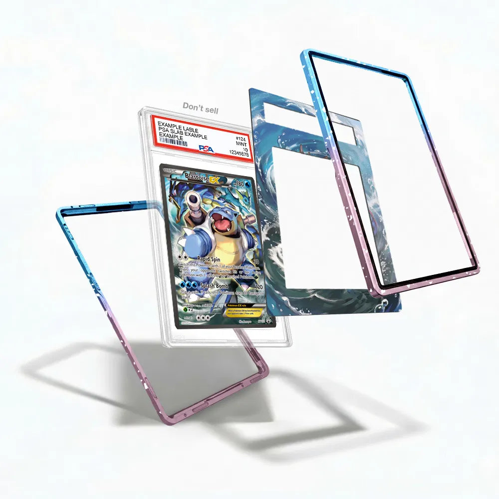 Blastoise-EX XY122 Promo XY Series Extended Art Display Cases - PSA Slab Case - Detail View