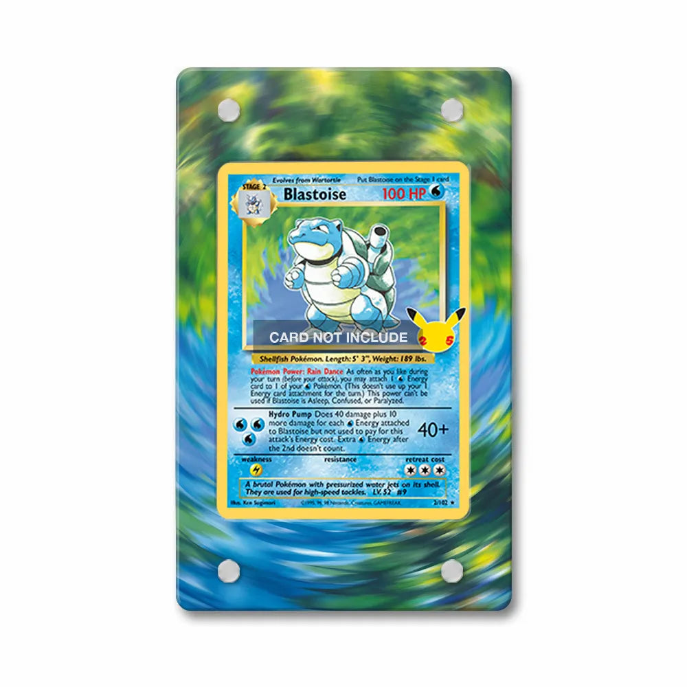 Blastoise 2-102 25th Anniversary Celebrations Extended Art Display Cases