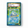 Blastoise 2-102 25th Anniversary Celebrations Extended Art Display Cases - PSA Slab Case - Front View