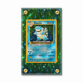 Blastoise 2-102 Base Set Extended Art Display Cases - Screws Case - Front View