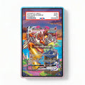 Blaziken VMAX 201-198 SIR SAR Chilling Reign Alternate Art Extended Art Display Cases - PSA Slab Case - Front View