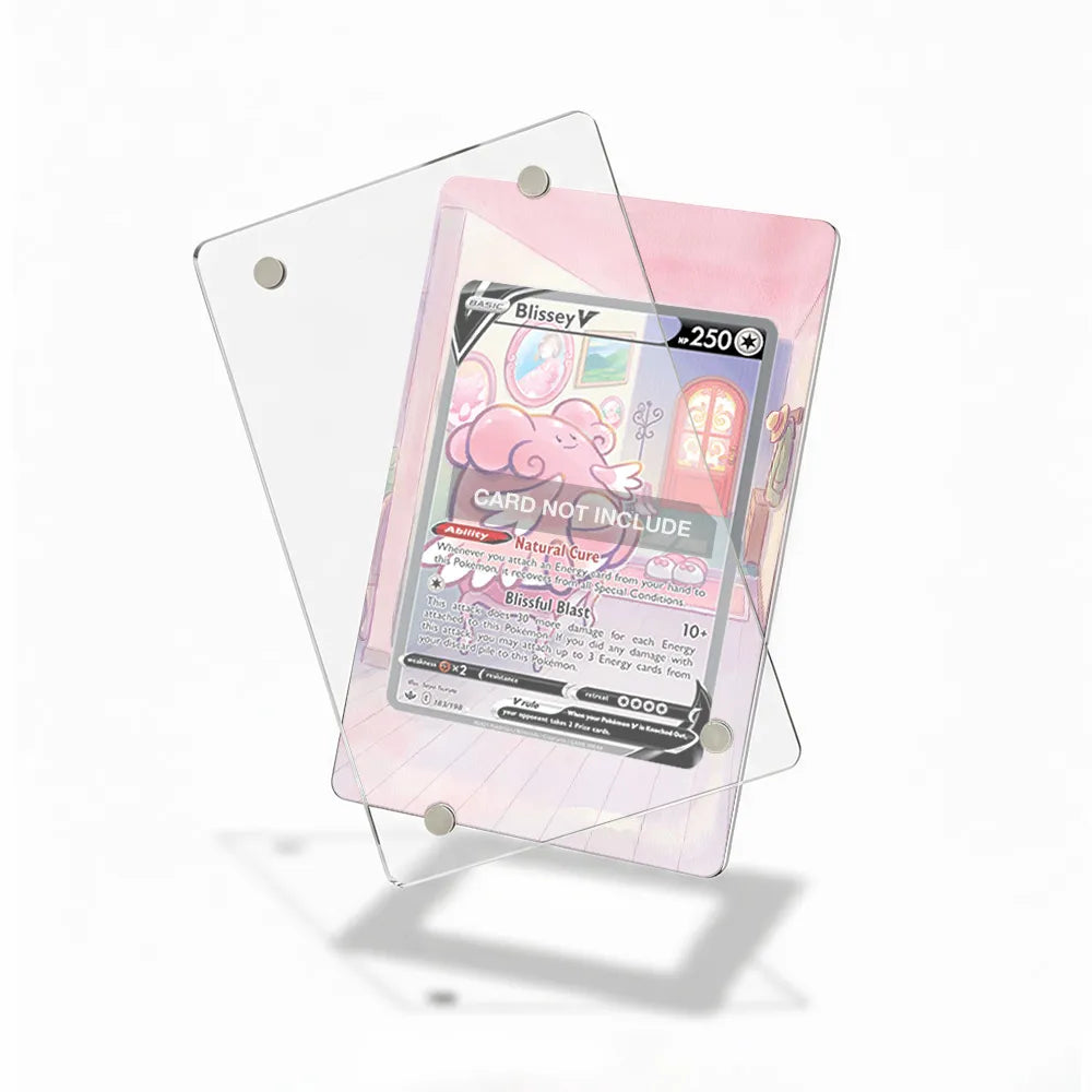 Blissey V 183-198 SIR SAR Chilling Reign Alternate Art Extended Art Display Cases - Magnetic Case - Detail View