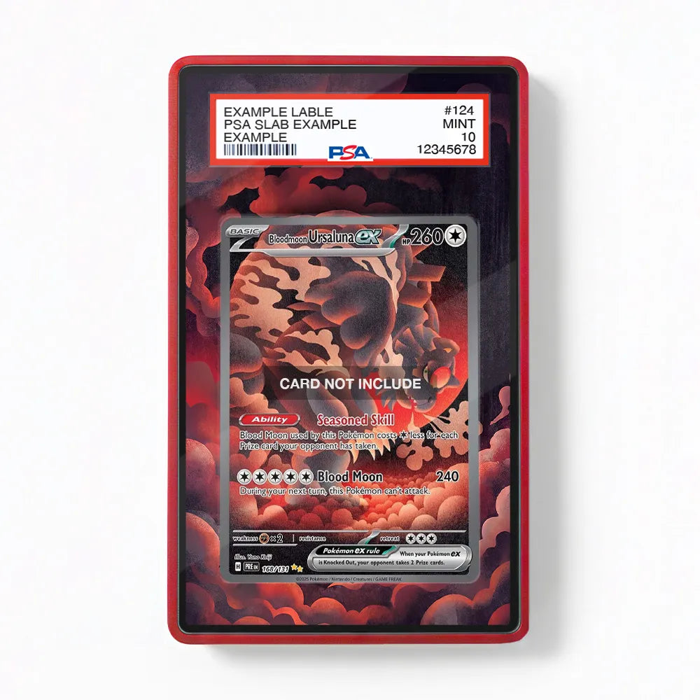 Bloodmoon Ursaluna ex 168-131 SIR Extended Art Display Cases - PSA Slab Case - Front View
