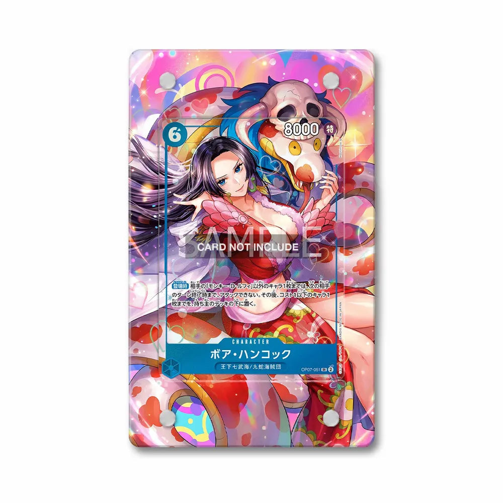 Boa Hancock 051 CN 2nd Anniversary Set Extended Art Display Cases - PSA Slab Case - Front View