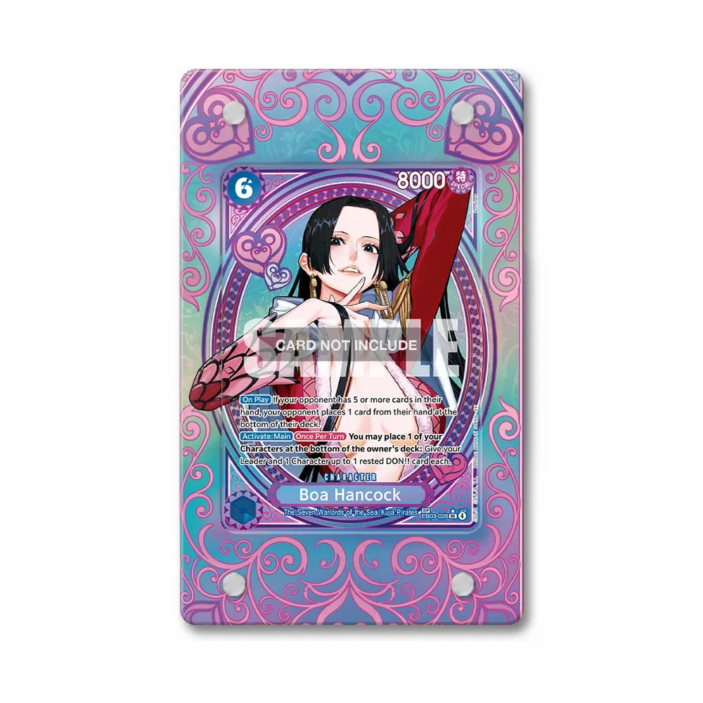 Boa Hancock EB03-026 SP Special Rare EB03-Heroines Edition Extended Art Display Cases - PSA Graded Guard Case - Front View