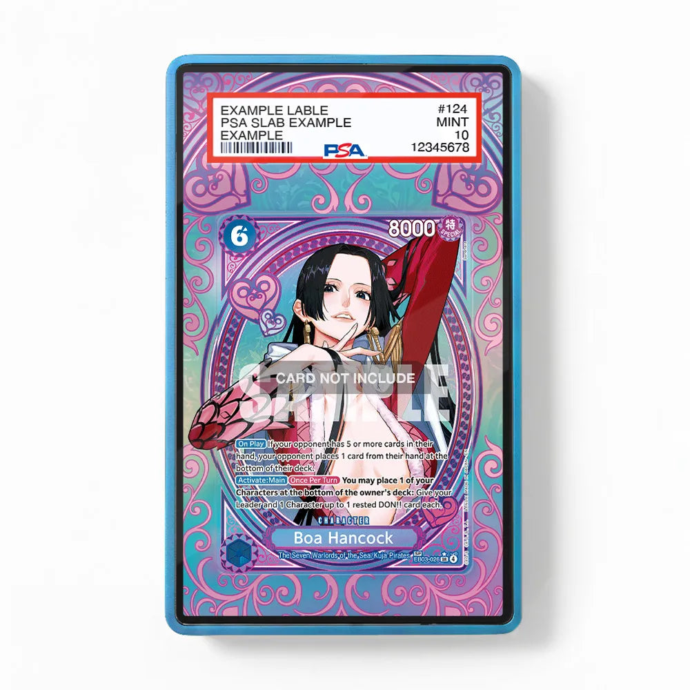 Boa Hancock EB03-026 SP Special Rare EB03-Heroines Edition Extended Art Display Cases - PSA Graded Guard Case - Front View