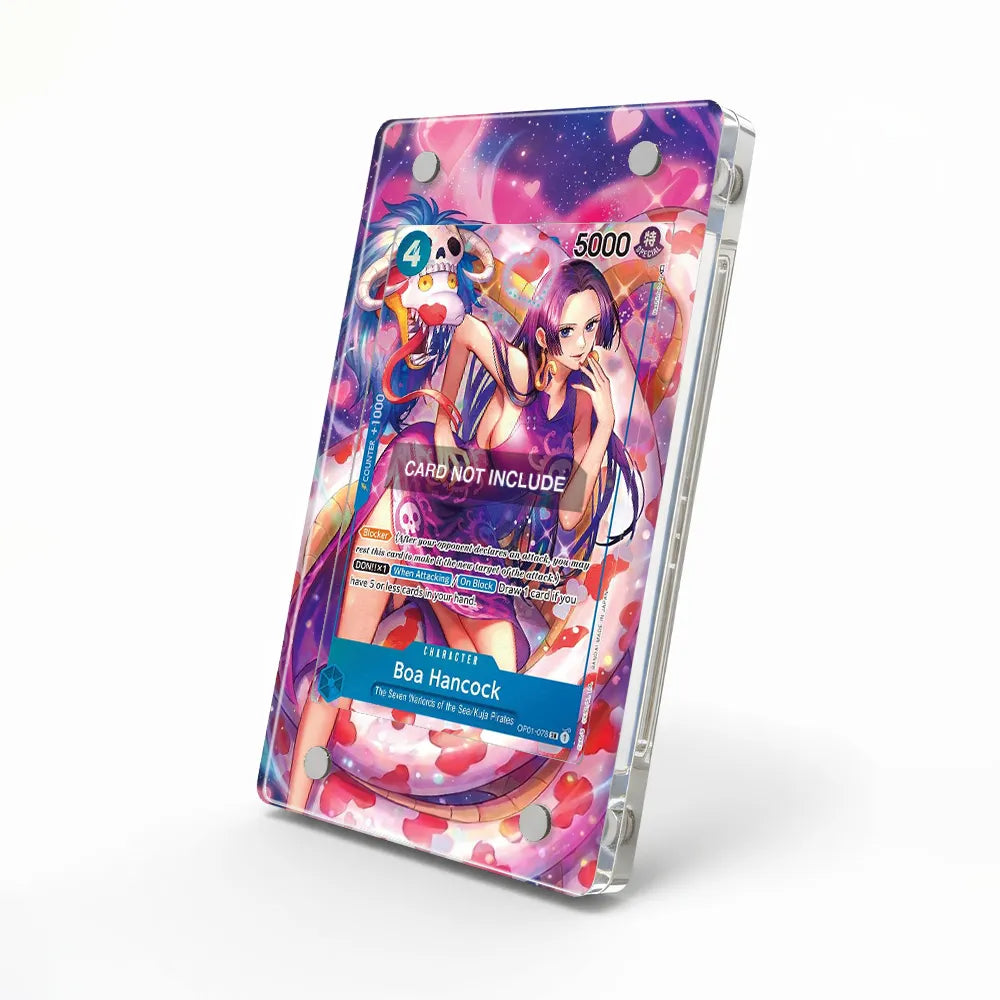 Boa Hancock OP01-078 Romance Dawn Extended Art Display Cases - Magnetic Case - Side View