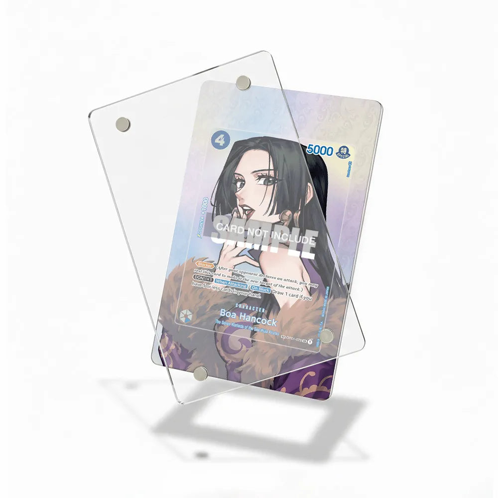 Boa Hancock OP01-078 SR OP01 Seven Warlords of the Sea Extended Art Display Cases - Magnetic Case - Detail View