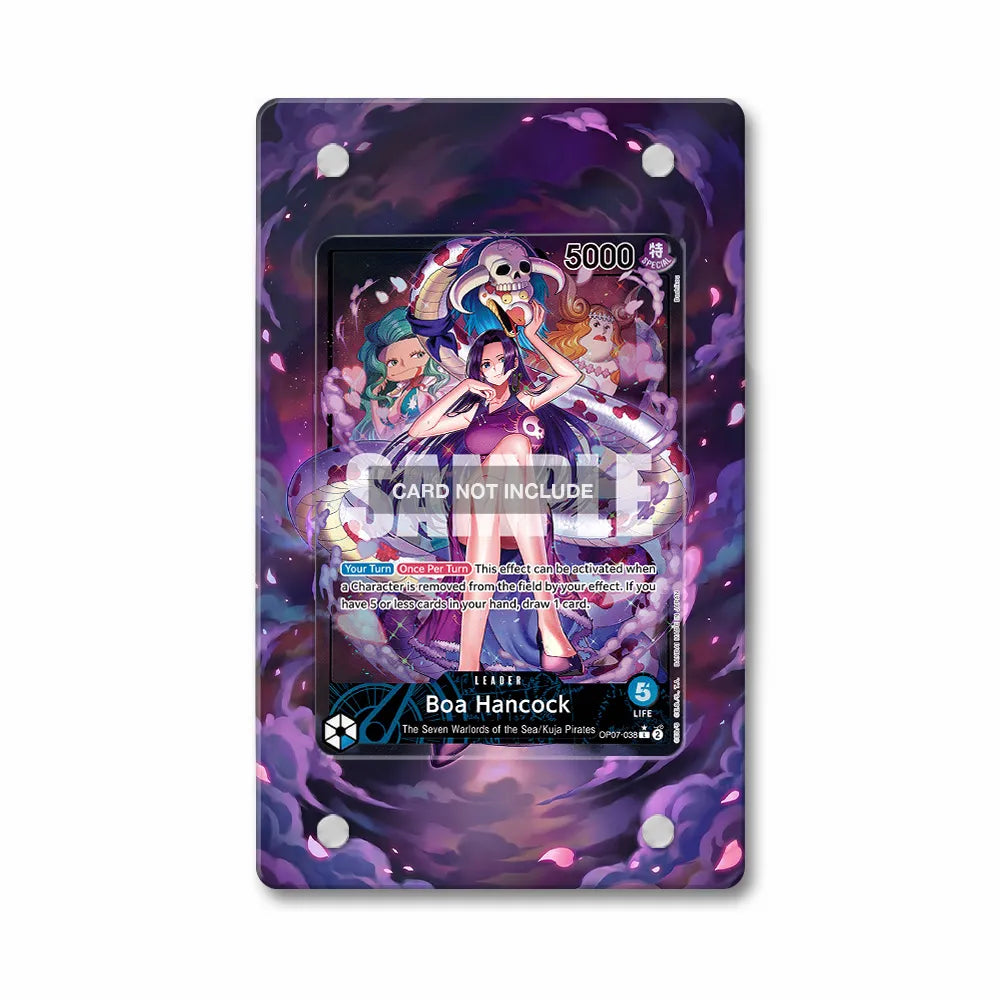 Boa Hancock OP07-038 Leader OP07-500 Years In The Future Extended Art Display Cases - Magnetic Case - Front View