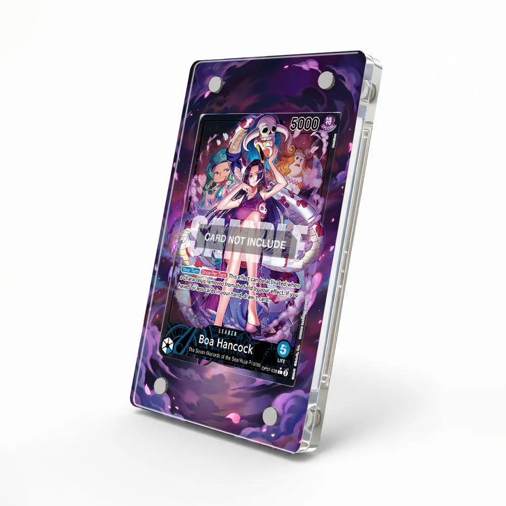 Boa Hancock OP07-038 Leader OP07-500 Years In The Future Extended Art Display Cases - Magnetic Case - Side View
