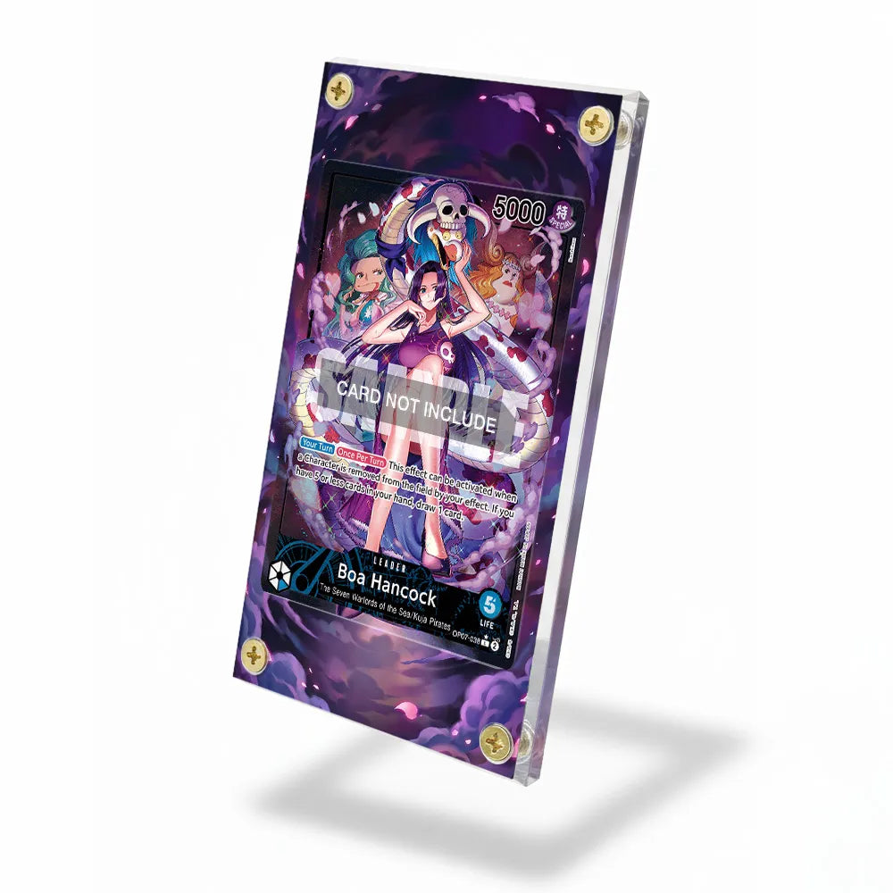 Boa Hancock OP07-038 Leader OP07-500 Years In The Future Extended Art Display Cases - Screws Case - Side View