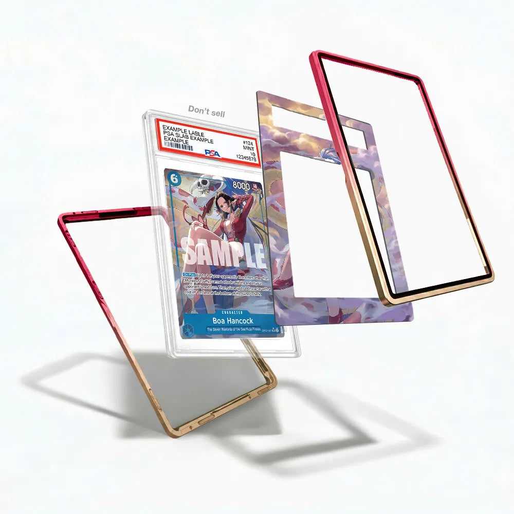 Boa Hancock OP07-051 SR OP07 Seven Warlords of the Sea Extended Art Display Cases - PSA Slab Case - Detail View