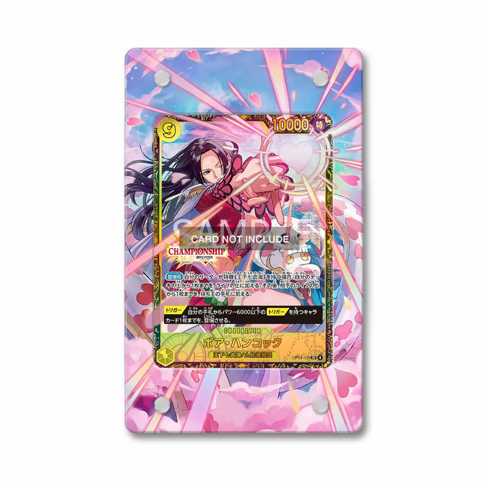 Boa Hancock OP14-112 SR OP14 Championship 26-27 Extended Art Display Cases - Magnetic Case - Front View