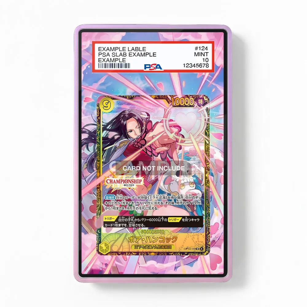 Boa Hancock OP14-112 SR OP14 Championship 26-27 Extended Art Display Cases - PSA Slab Case - Front View