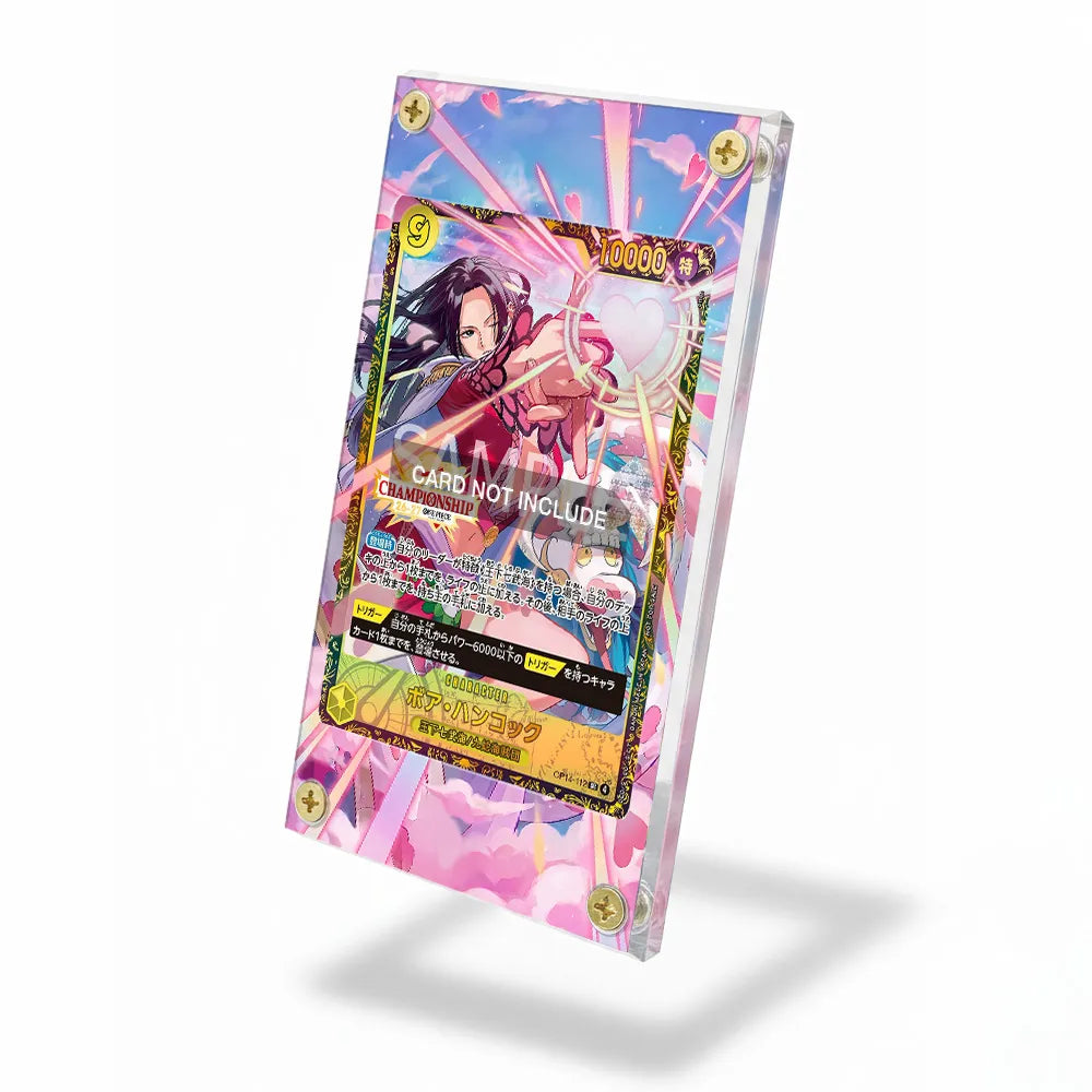 Boa Hancock OP14-112 SR OP14 Championship 26-27 Extended Art Display Cases - Screws Case - Side View