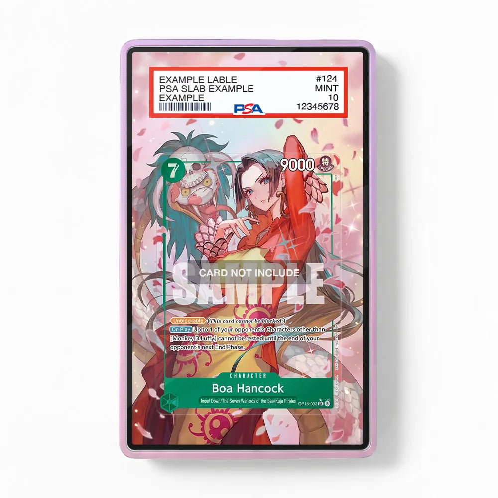 Boa Hancock OP16-032 Opus 16 Extended Art Display Cases - PSA Slab Case - Front View