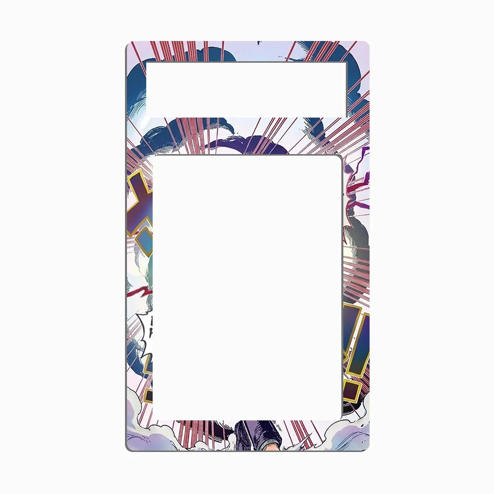 Boeuf Burst OP12-060 Straw Hat Crew Extended Art Display Cases - PSA Metal Art Only - Front View