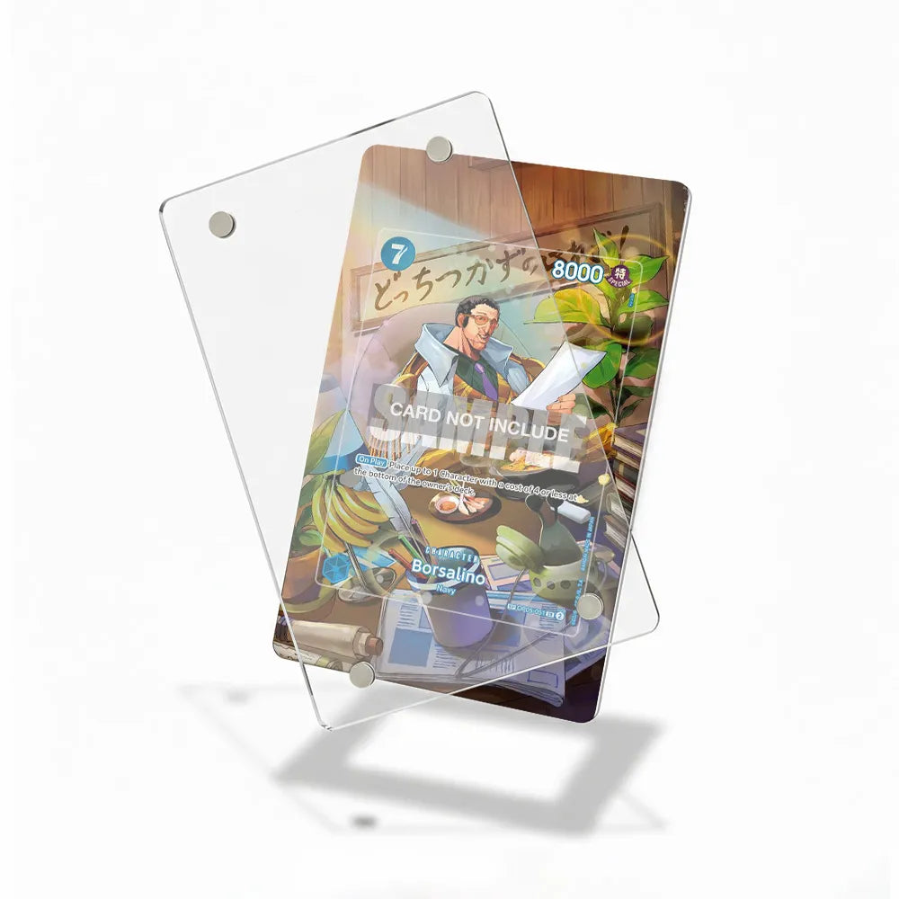 Borsalino SP OP05-051 Special One Piece Cards Custom Art Display Cases - Magnetic Case - Detail View
