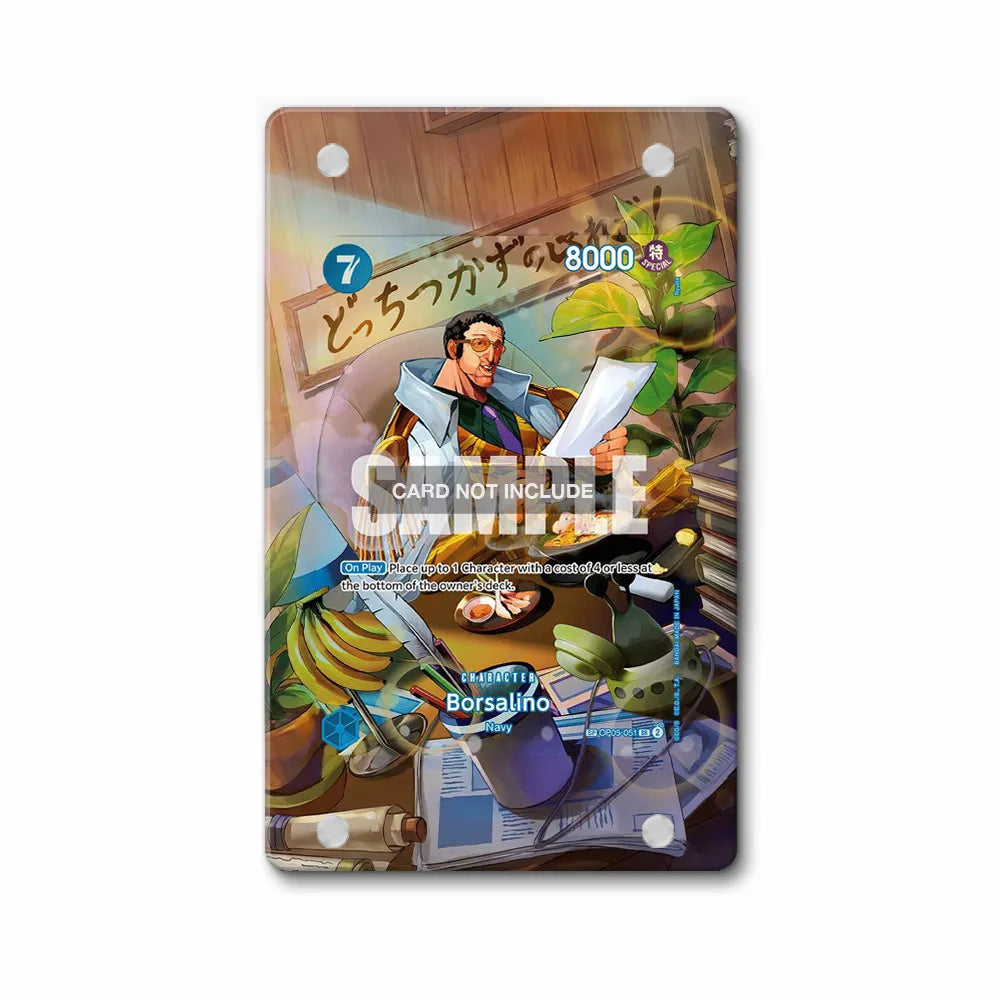 Borsalino SP OP05-051 Special One Piece Cards Custom Art Display Cases - Magnetic Case - Front View