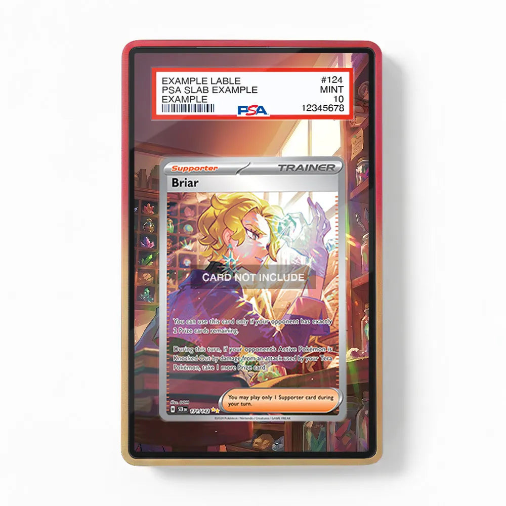 Briar 171-142 SIR SAR Stellar Crown Extended Art Display Cases - PSA Graded Guard Case - Front View